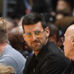 Novak Djokovic Lacoste eyewear steals show at NBA game ft. Nikola Jokic